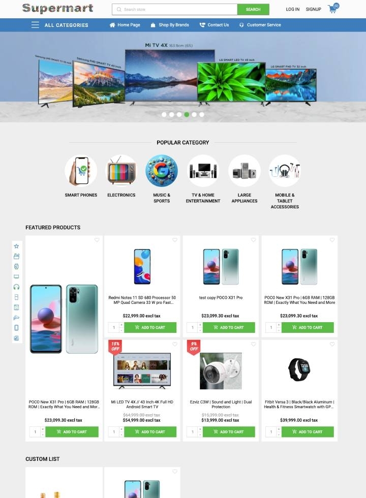 Picture of SuperMart Theme