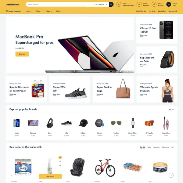 Picture of SuperStore Ecommerce Template