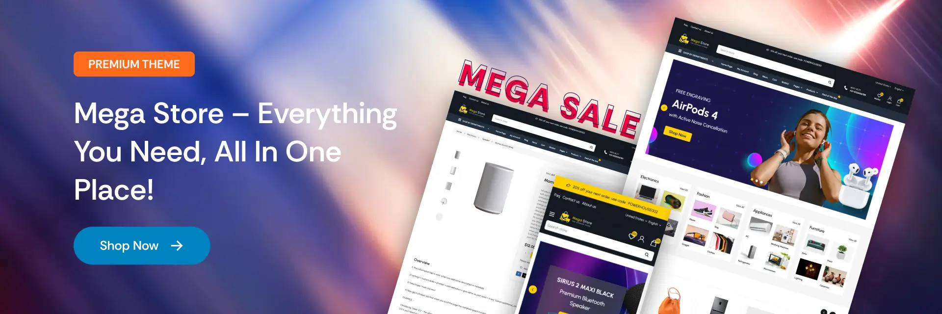 MegaStore NopCommerce Theme
