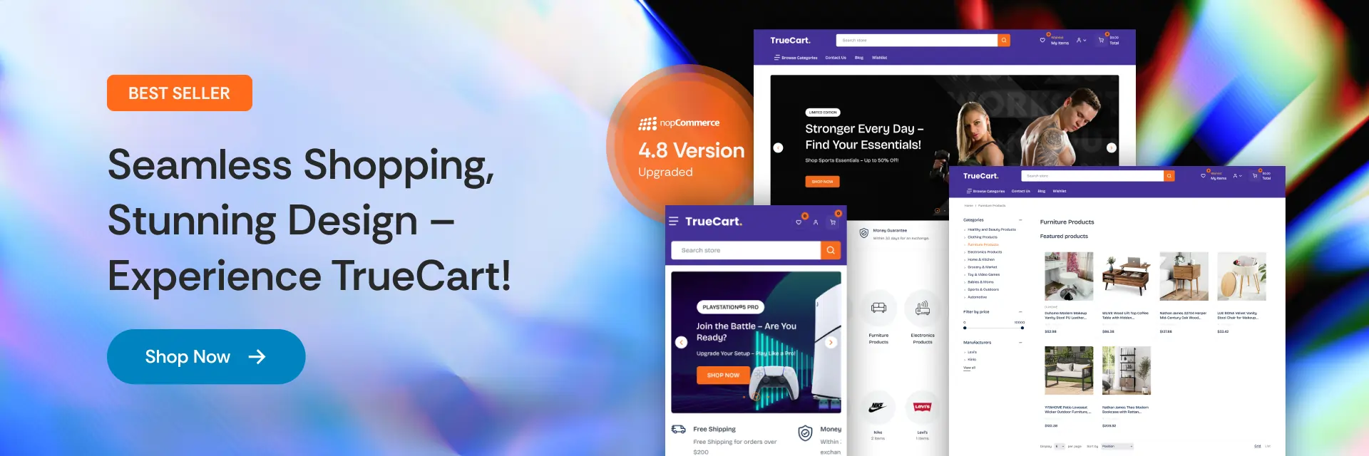 Truecart NopCommerce Theme - Promotion 20 %
