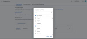 Google Shopping Automation Select Countries